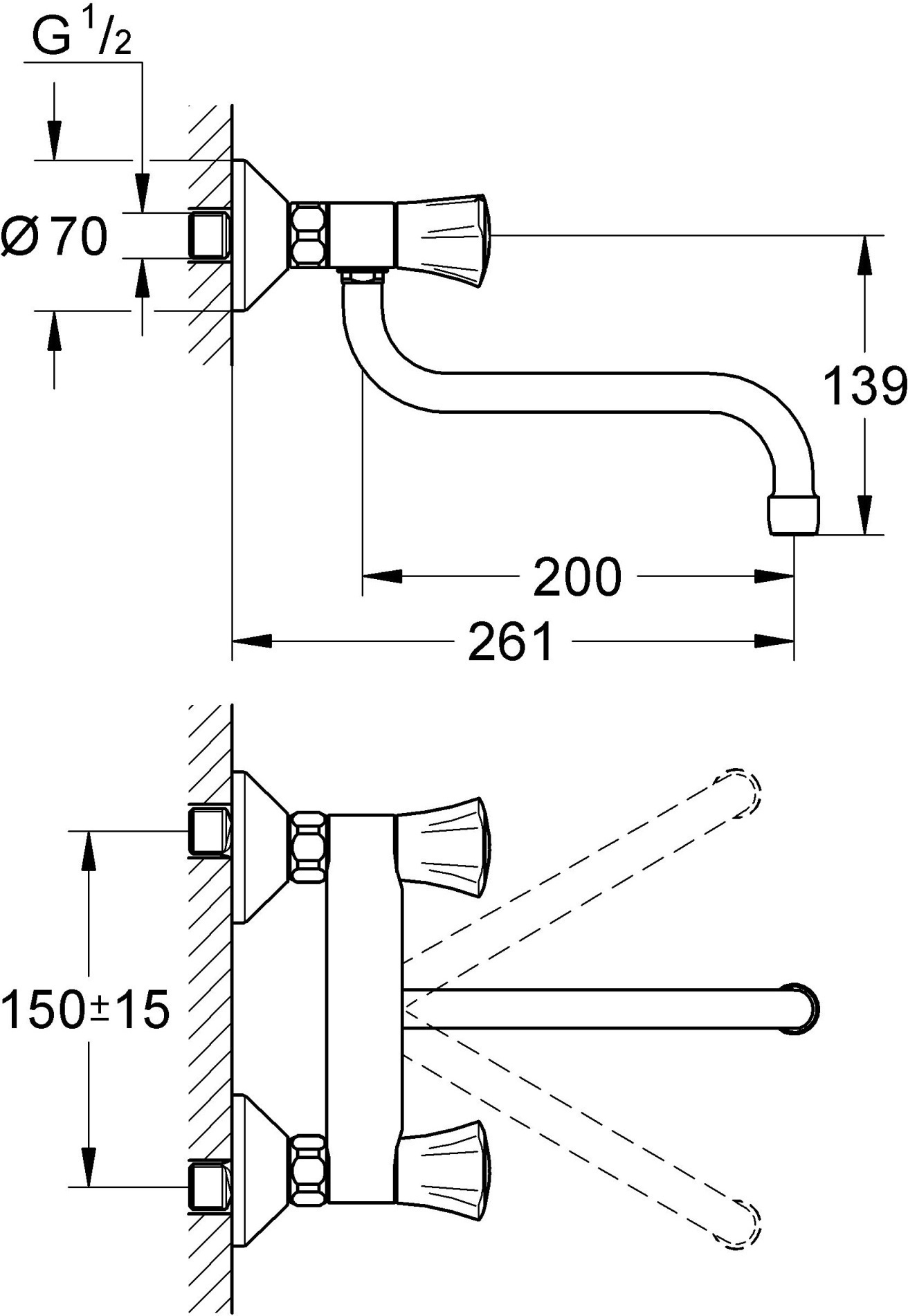 Смеситель Grohe Costa 31187001 для кухни