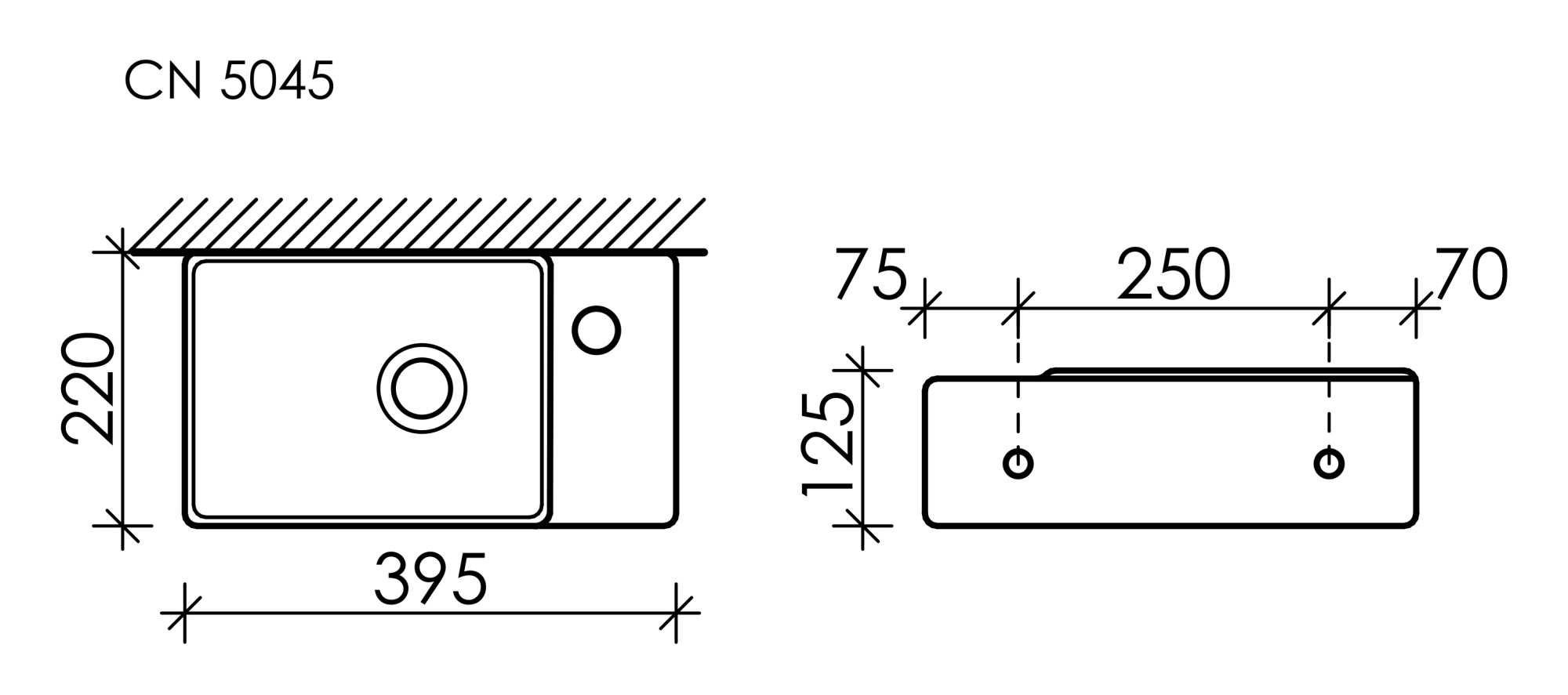 Раковина Ceramicanova Element 39 CN5045