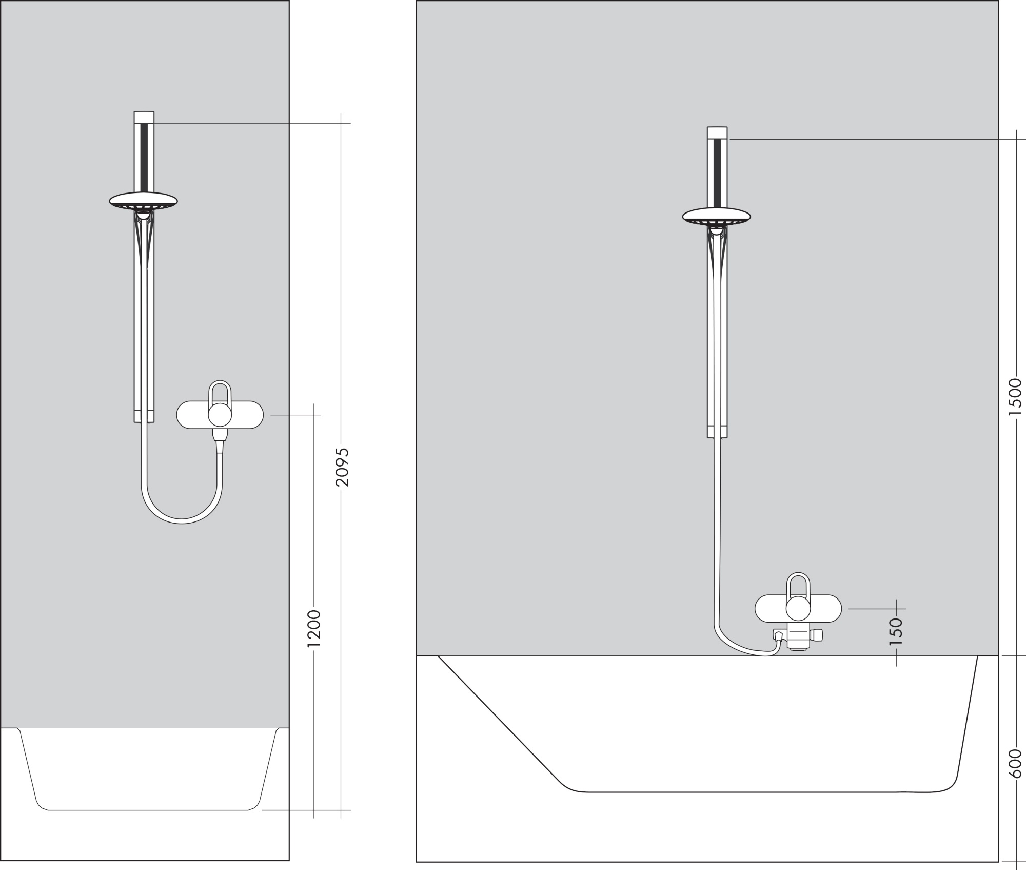 Душевой гарнитур Hansgrohe PuraVida 27853000