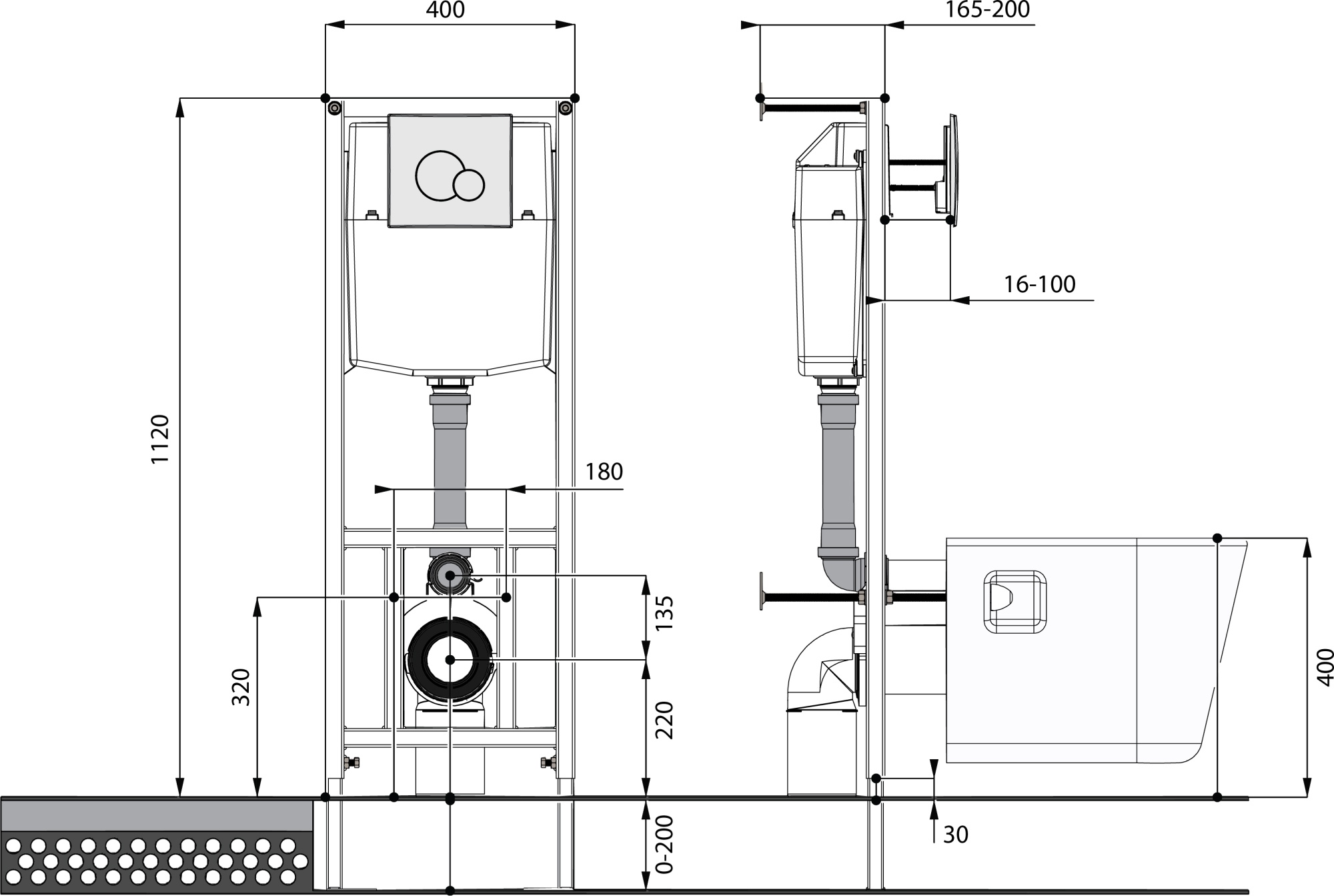 Комплект Santek Нео Инсталляция с унитазом 1WH501758