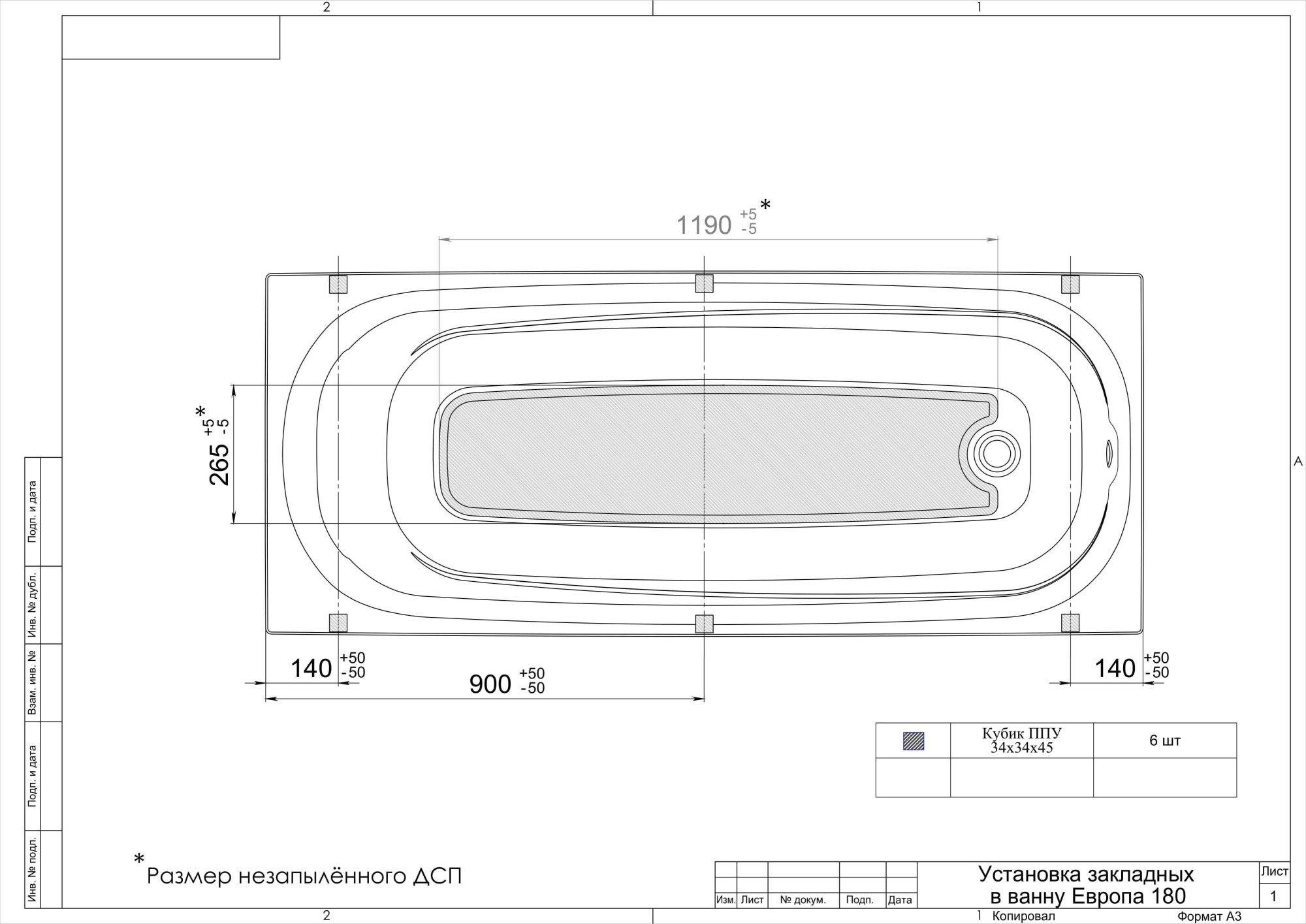 Акриловая ванна Triton Европа 180x70