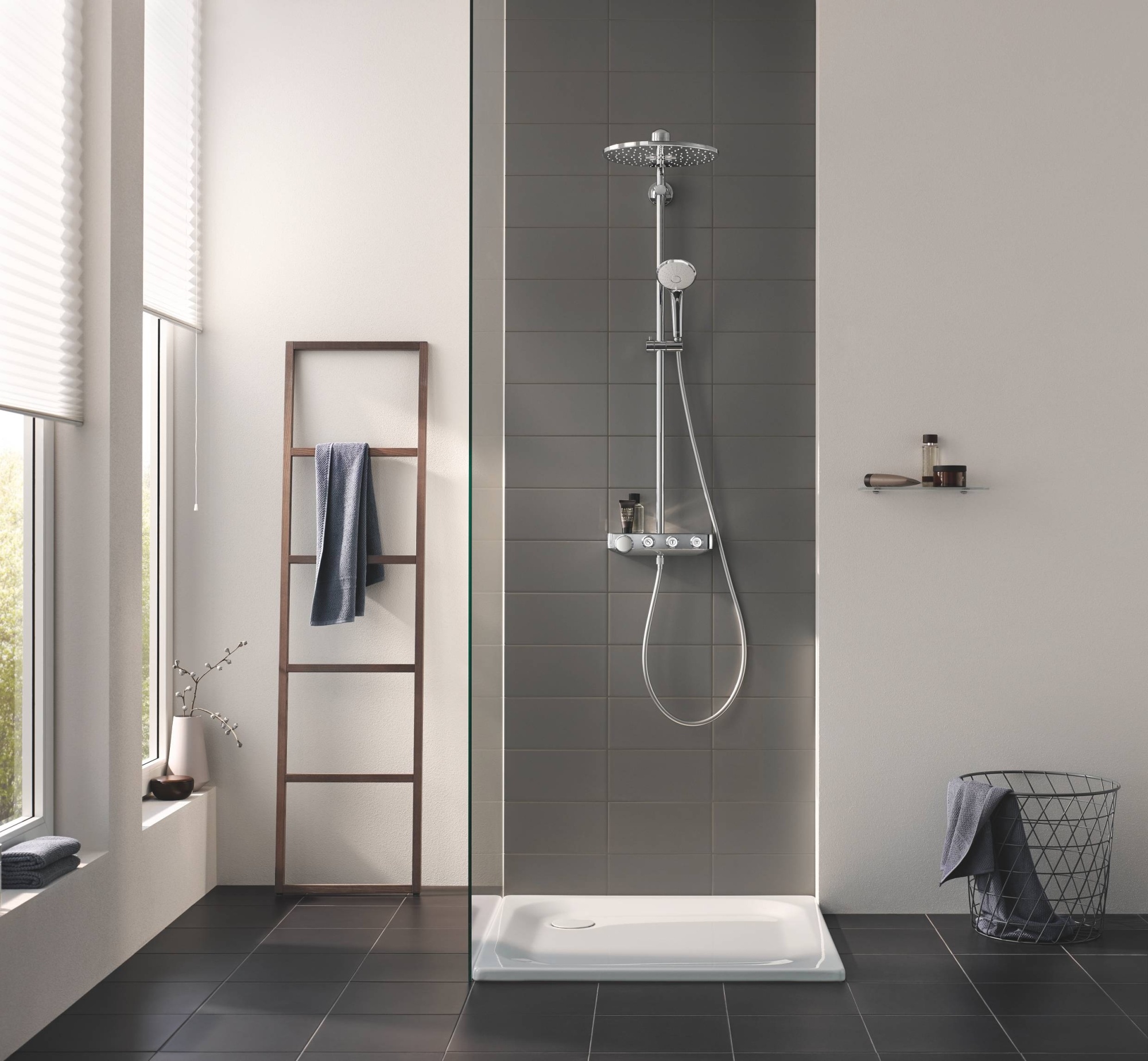 Душевая стойка Grohe Euphoria SmartControl System 210 Duo 26507000 с термостатом