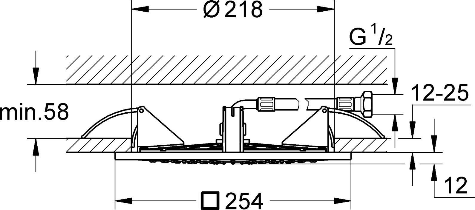 Верхний душ Grohe Rainshower F-Series 27467000