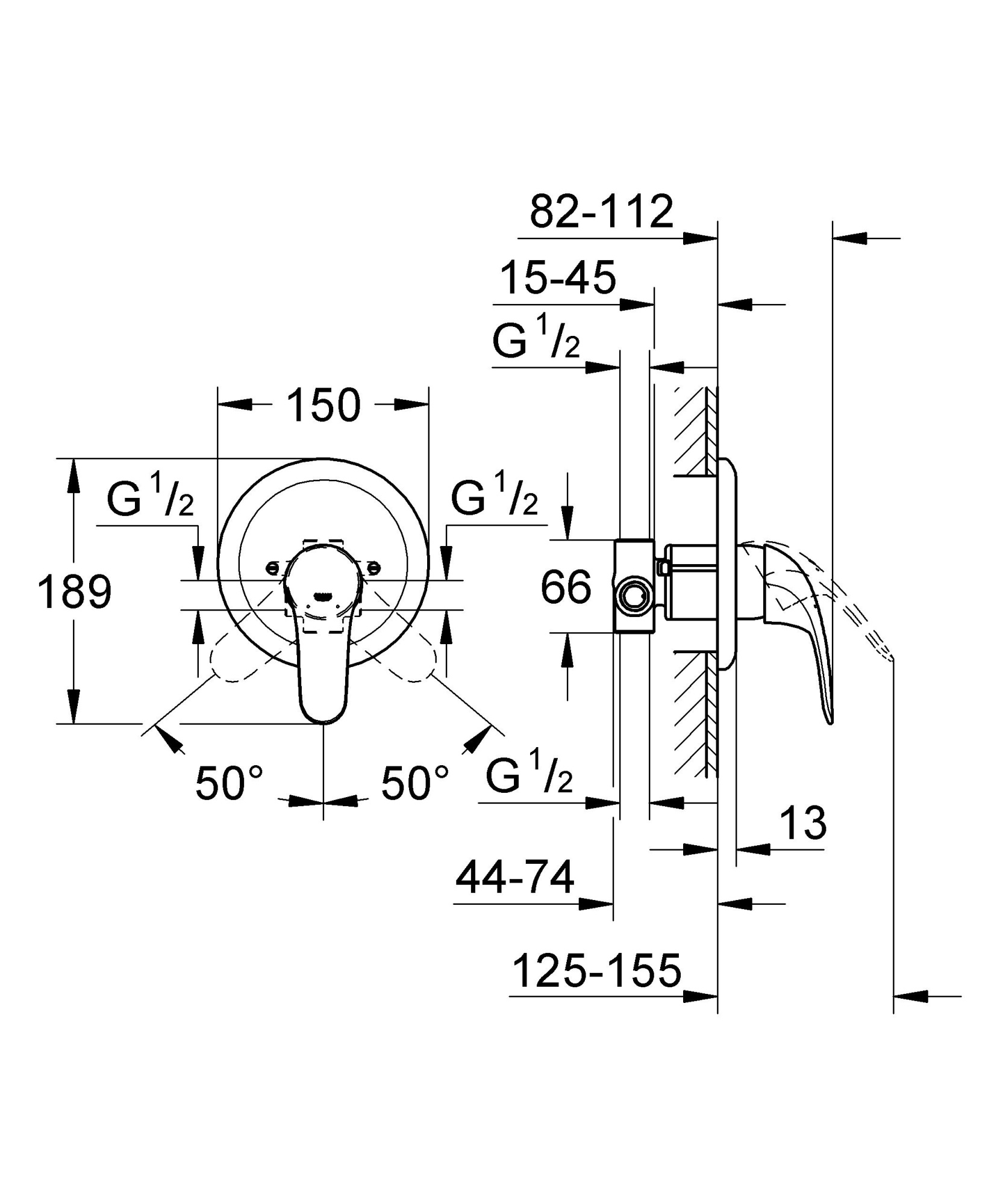 Смеситель Grohe Euroeco 32742000