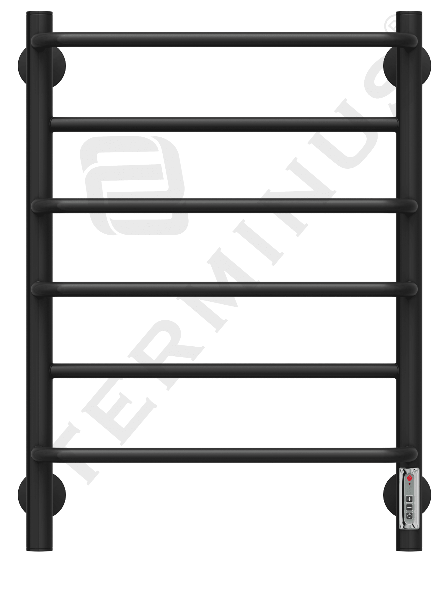 Полотенцесушитель электрический Terminus Евромикс Квадро П6 45x65 black mat
