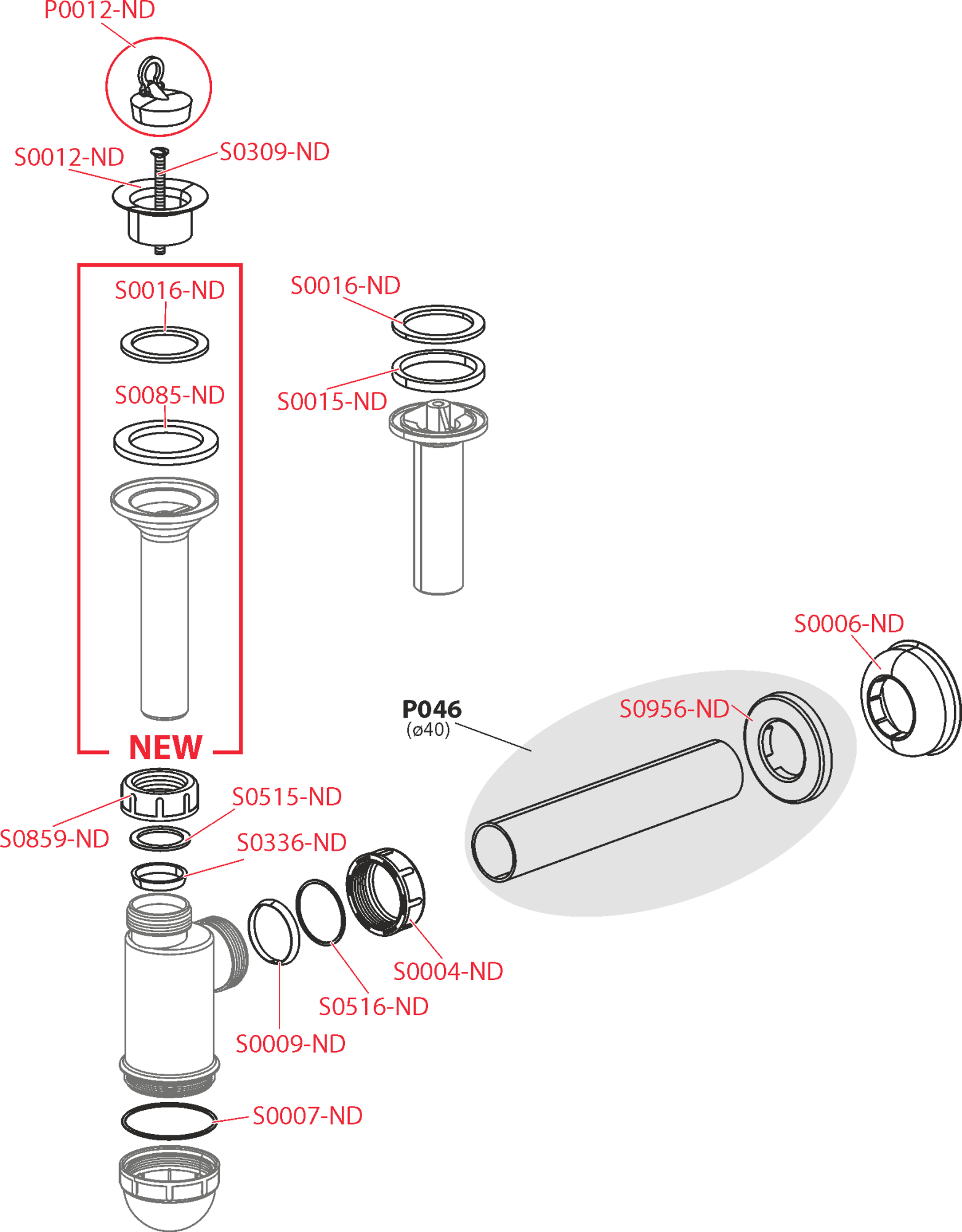 Сифон для раковины AlcaPlast A42