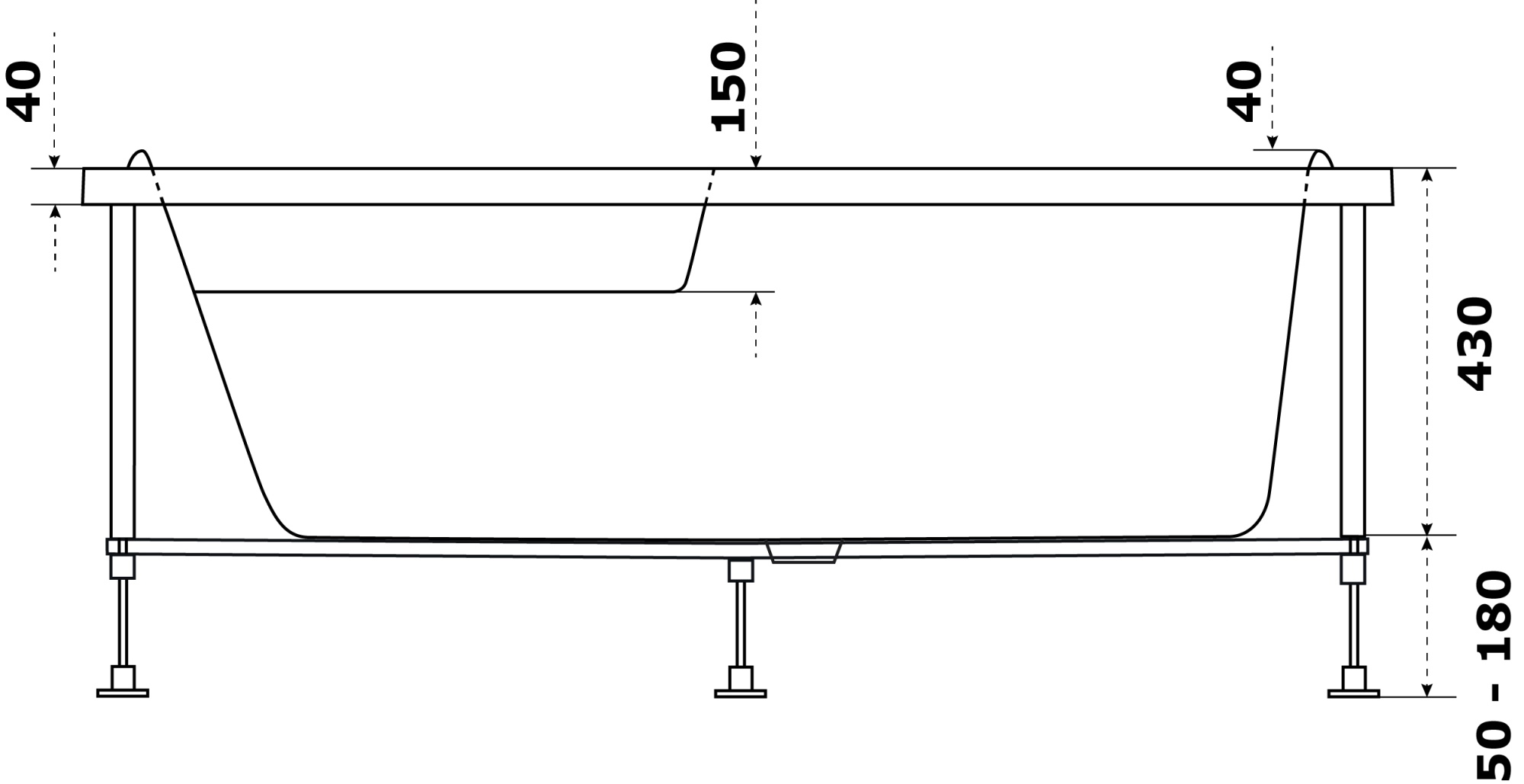 Каркас Azario Микона 170x100