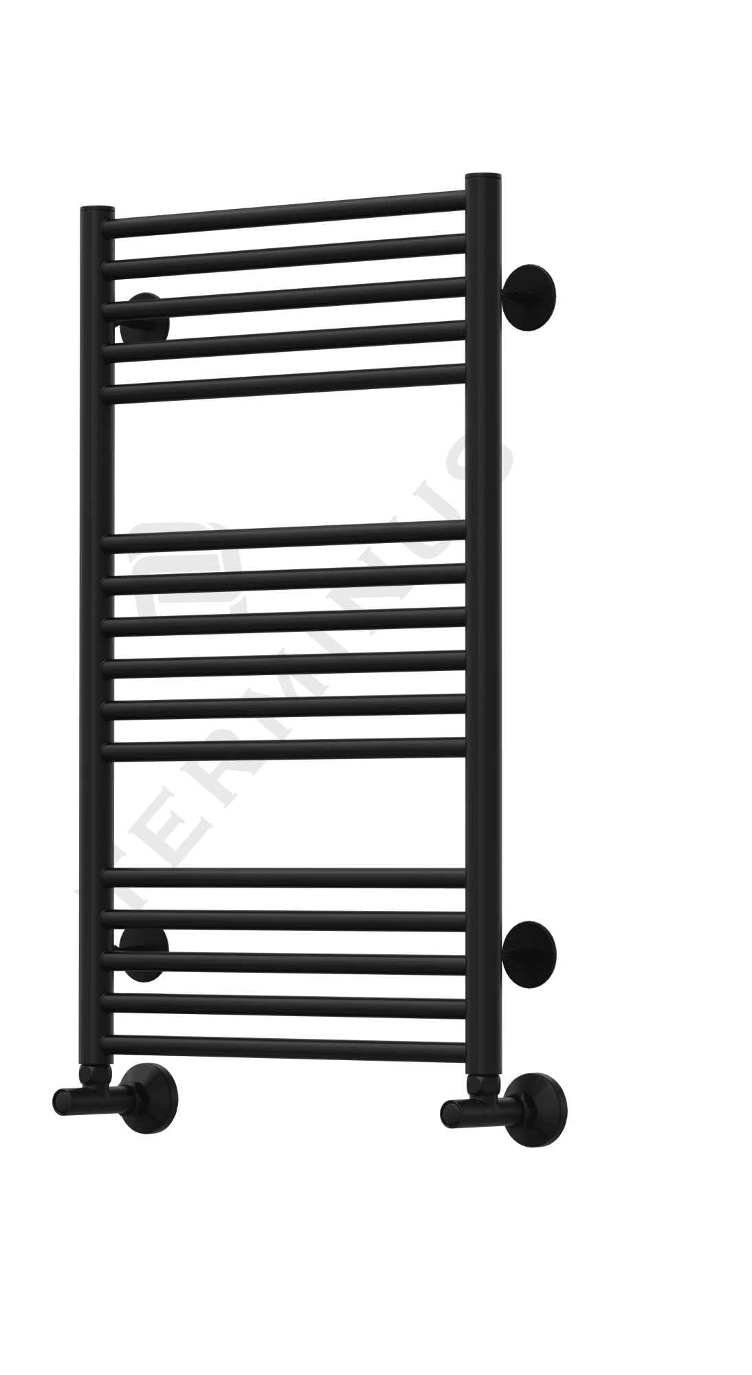 Полотенцесушитель водяной Terminus Standart Аврора П16 45x78 black mat