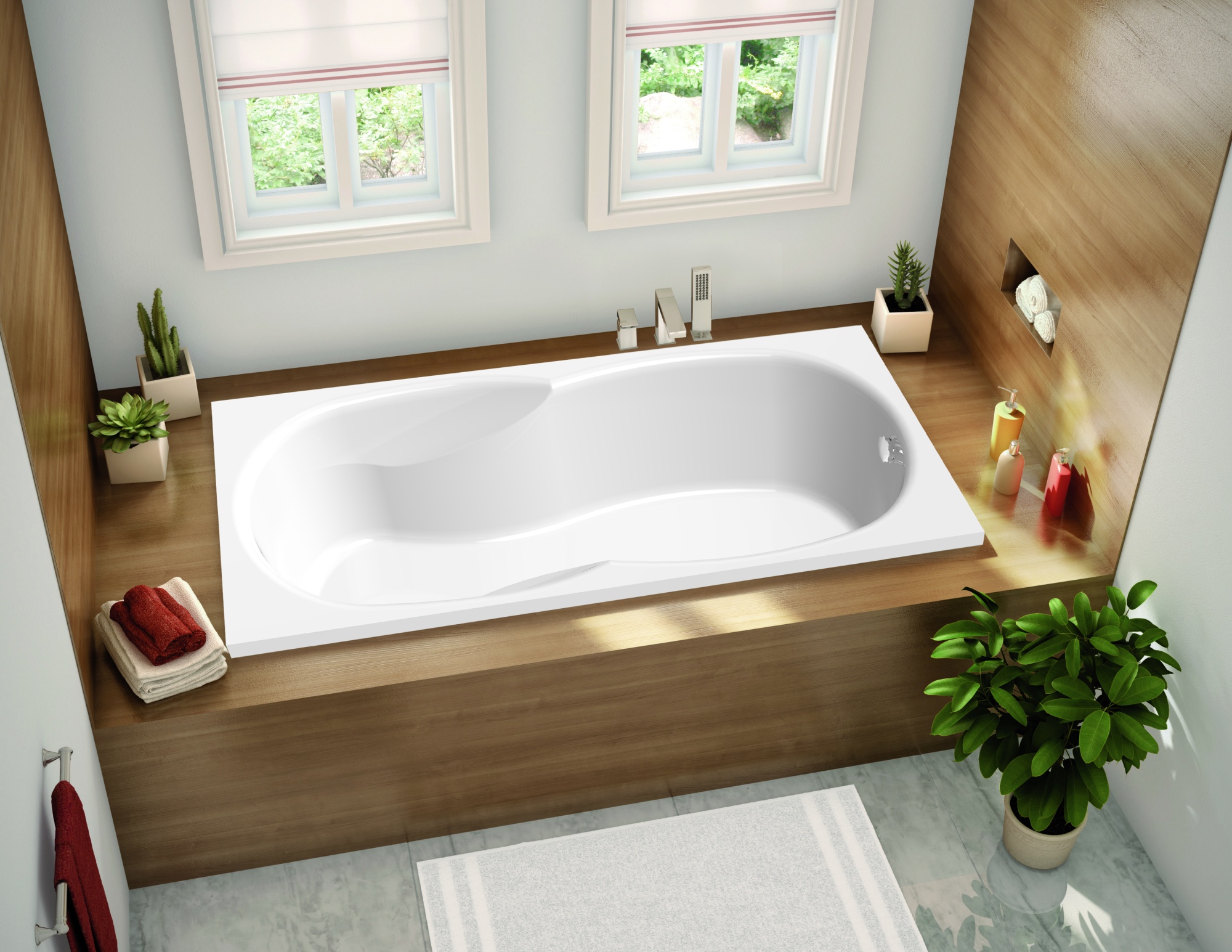 Акриловая ванна C-Bath Vesta 170x70