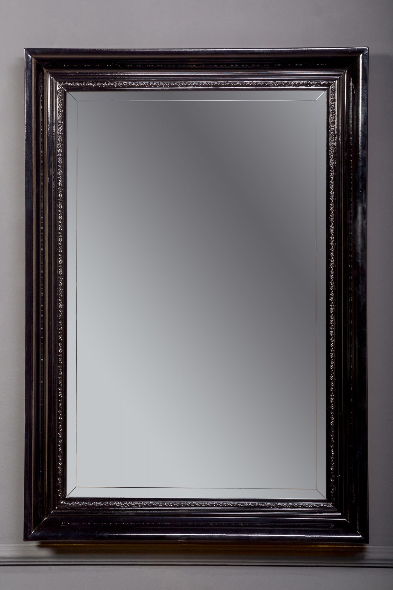 Зеркало Armadi Art Terso 700х1000 черный глянец с подсветкой
