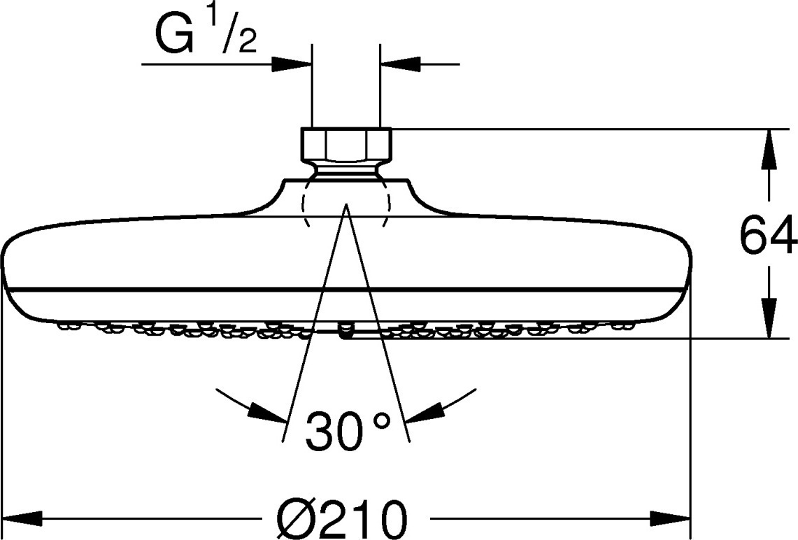 Верхний душ Grohe Tempesta 26410000