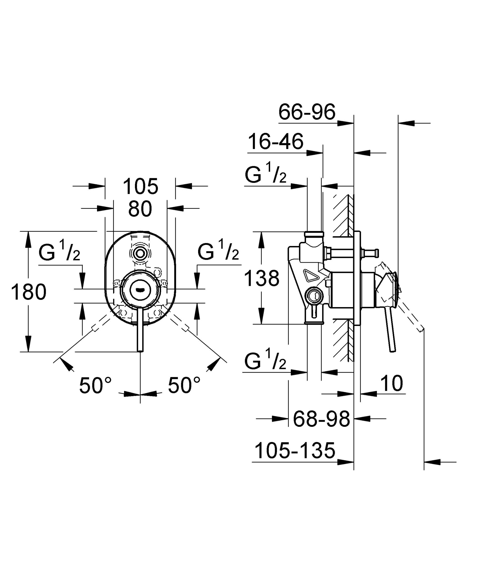 Смеситель Grohe BauClassic 29047000