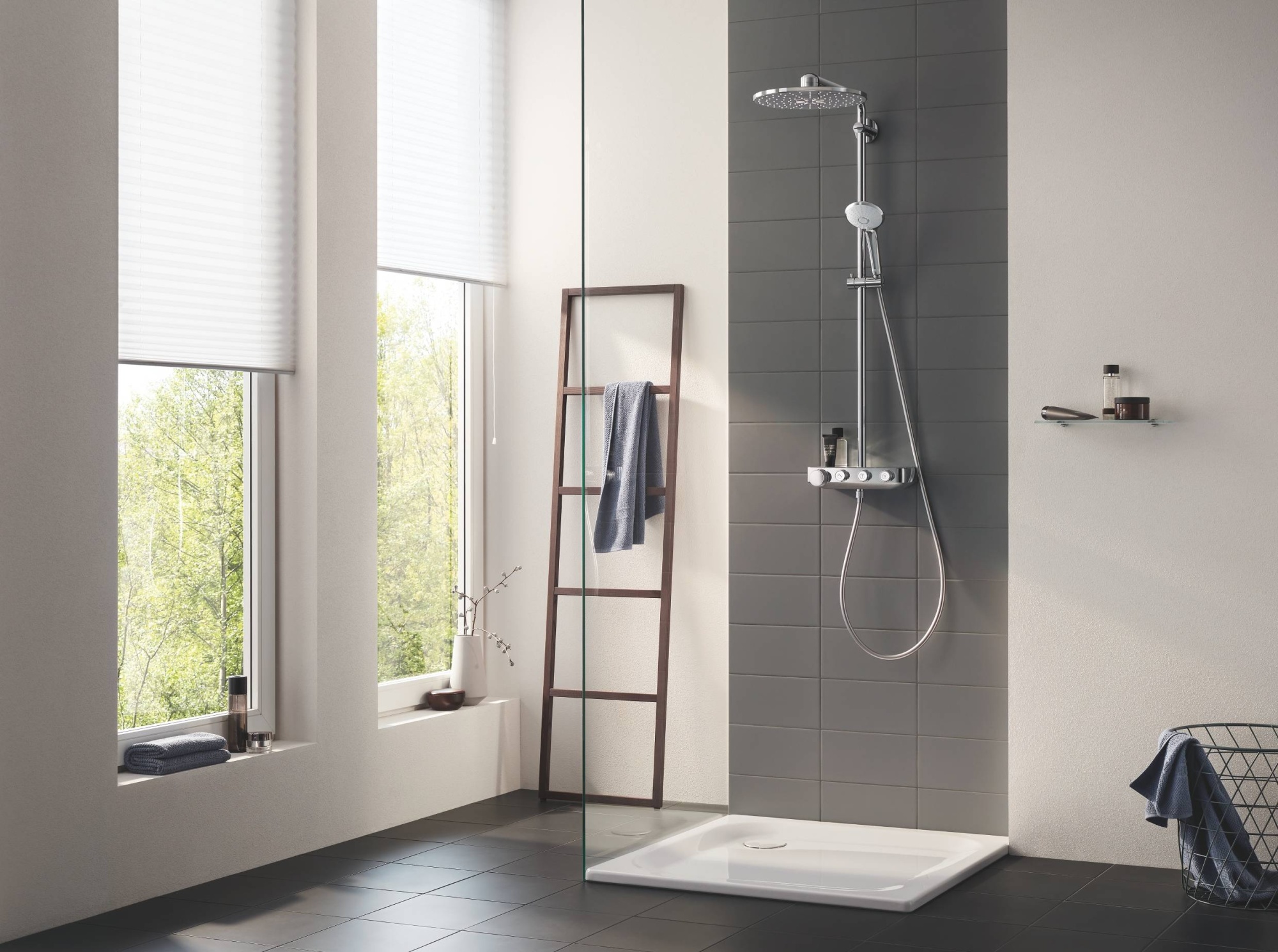 Душевая стойка Grohe Euphoria SmartControl System 210 Duo 26507000 с термостатом