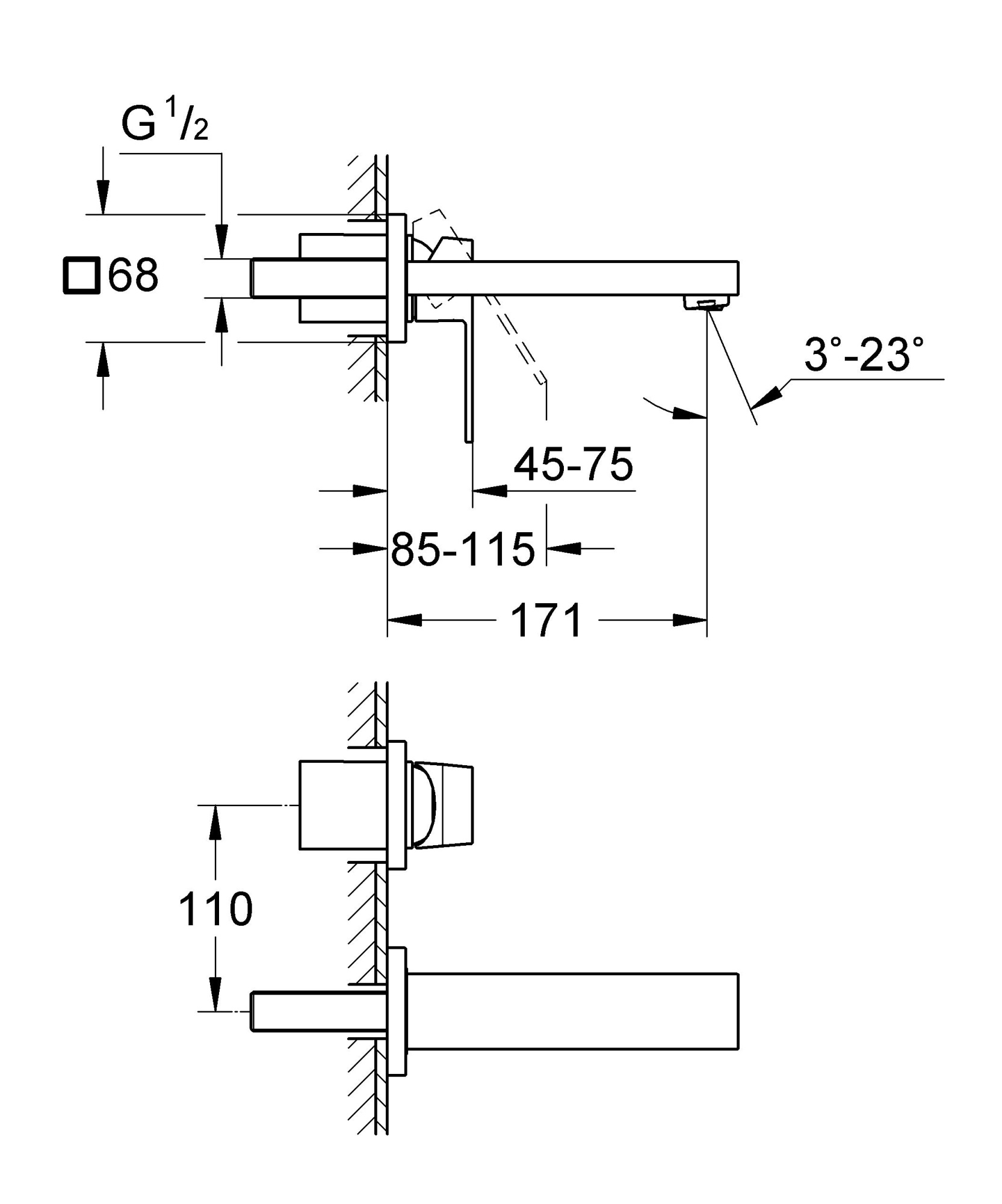 Смеситель Grohe Eurocube 19895000