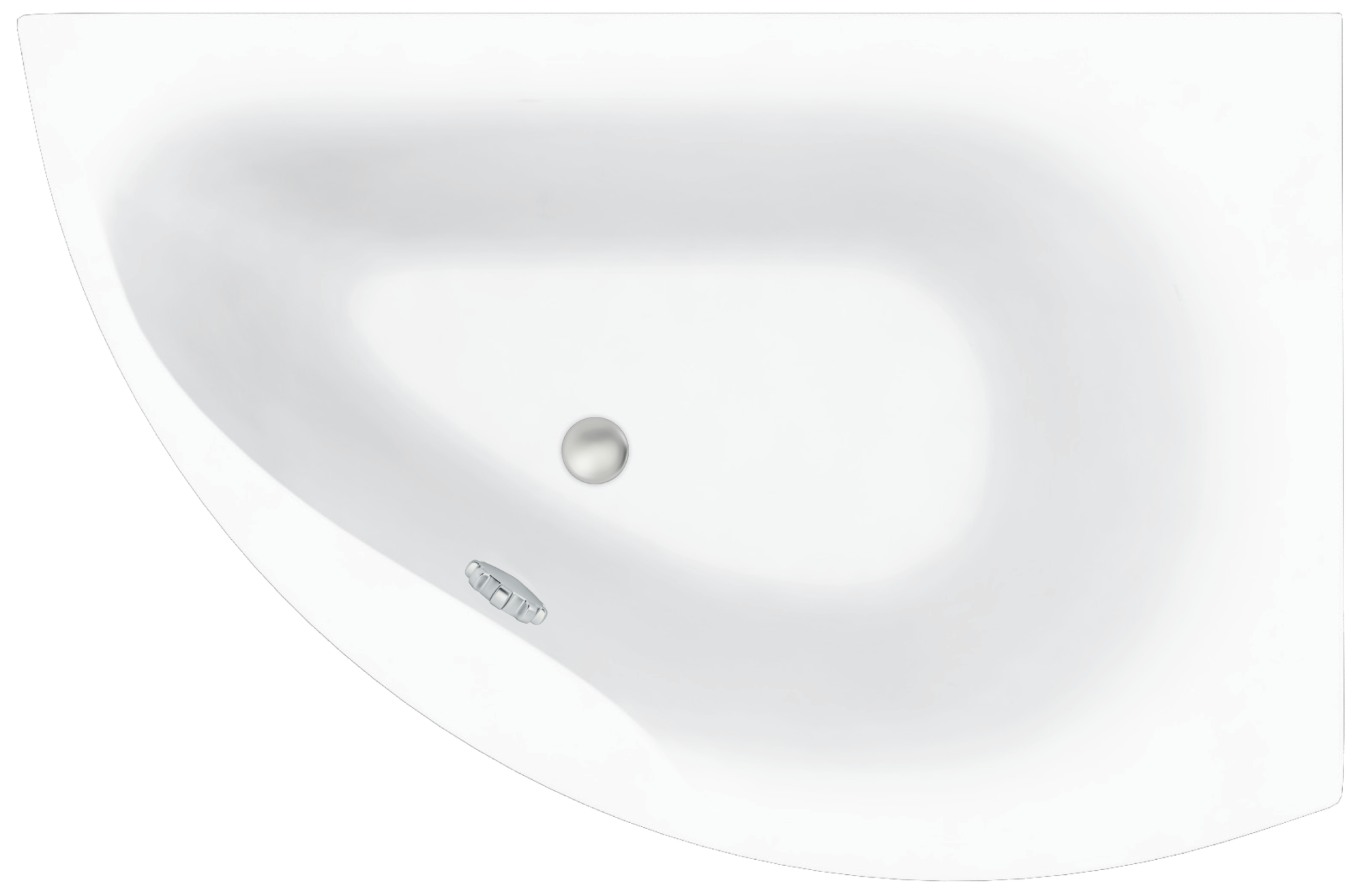 Корпус ванны C-Bath Aqua 160x105 R