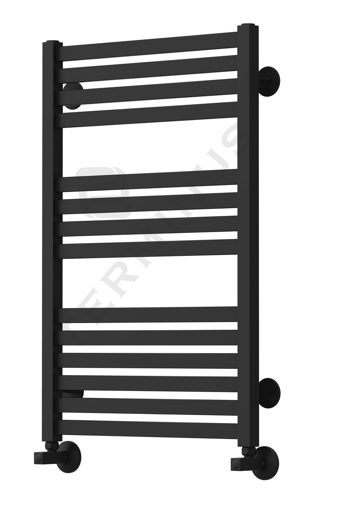 Полотенцесушитель водяной Terminus Lux Тоскана П14 50x82 black mat