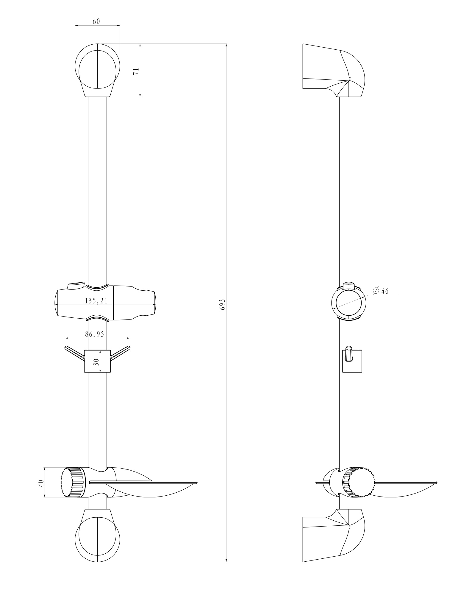 Душевая штанга Lemark LM8065C