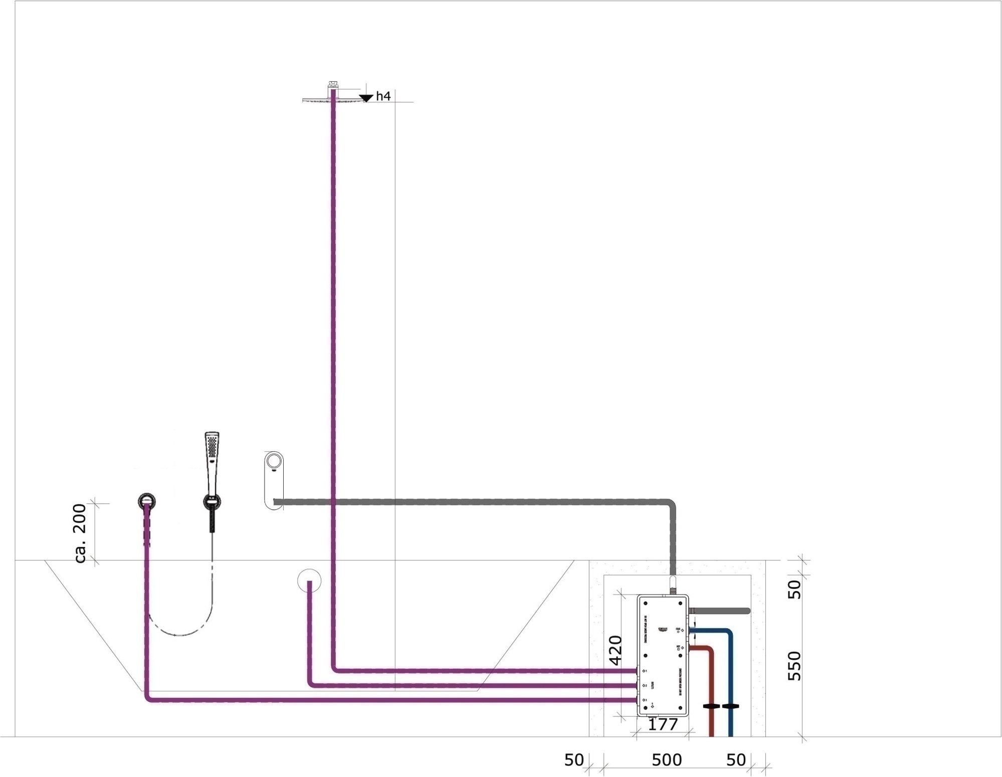 Слив-перелив Grohe Talentofill 28990000