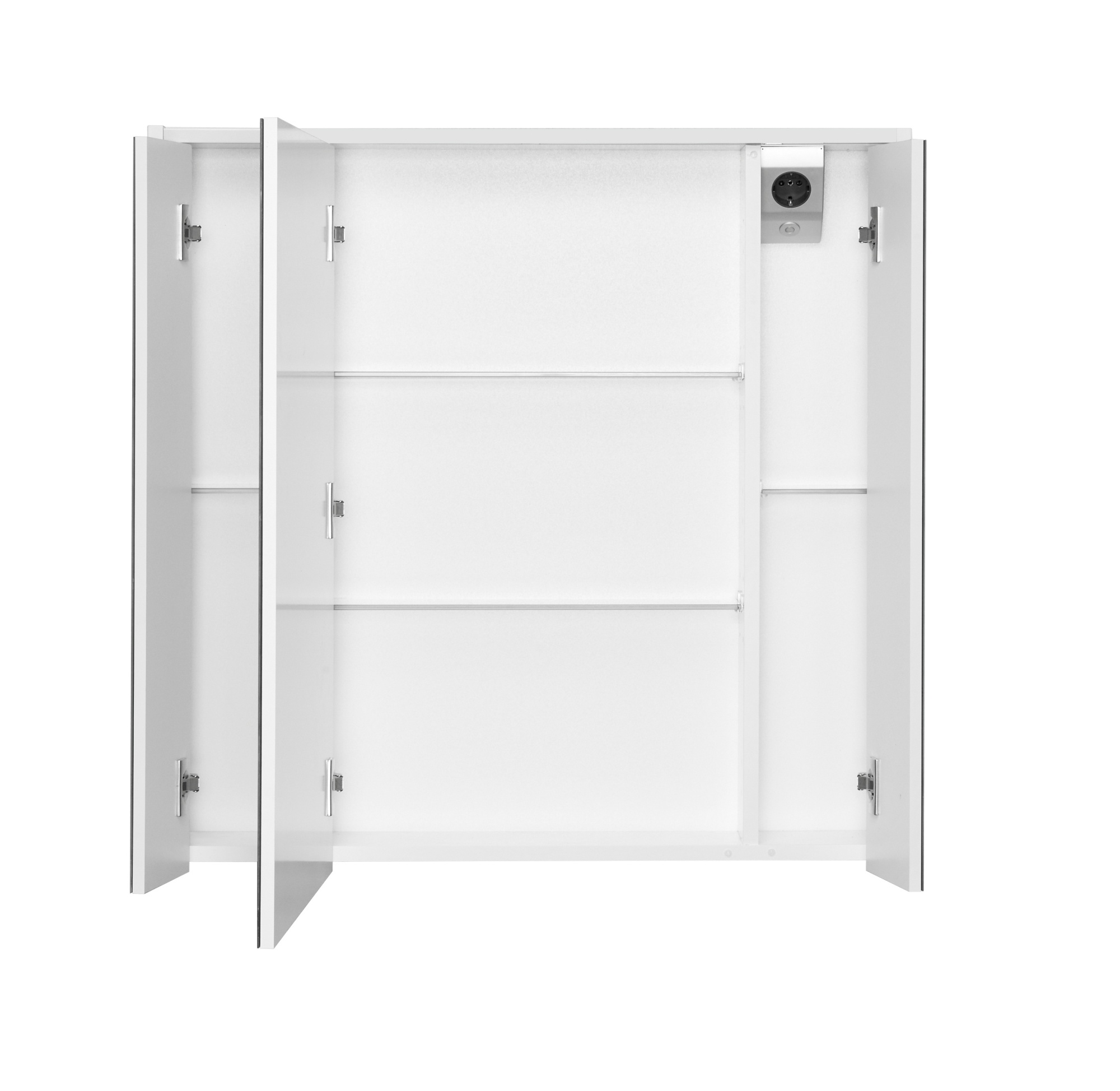 Зеркало-шкаф Roca Ronda 80 белый матовый/бетон LED