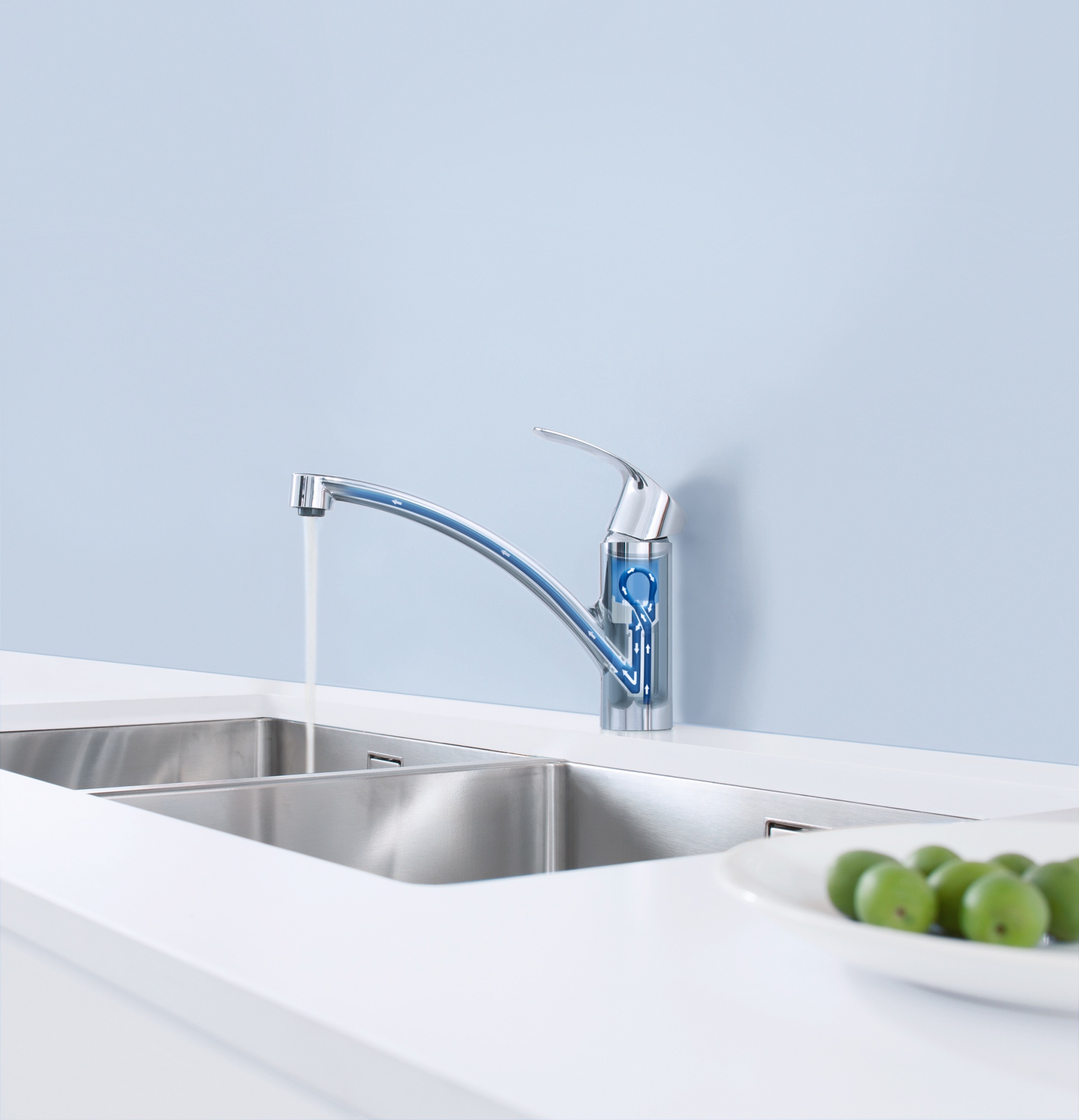 Смеситель Grohe Eurosmart New 3328120E для кухни