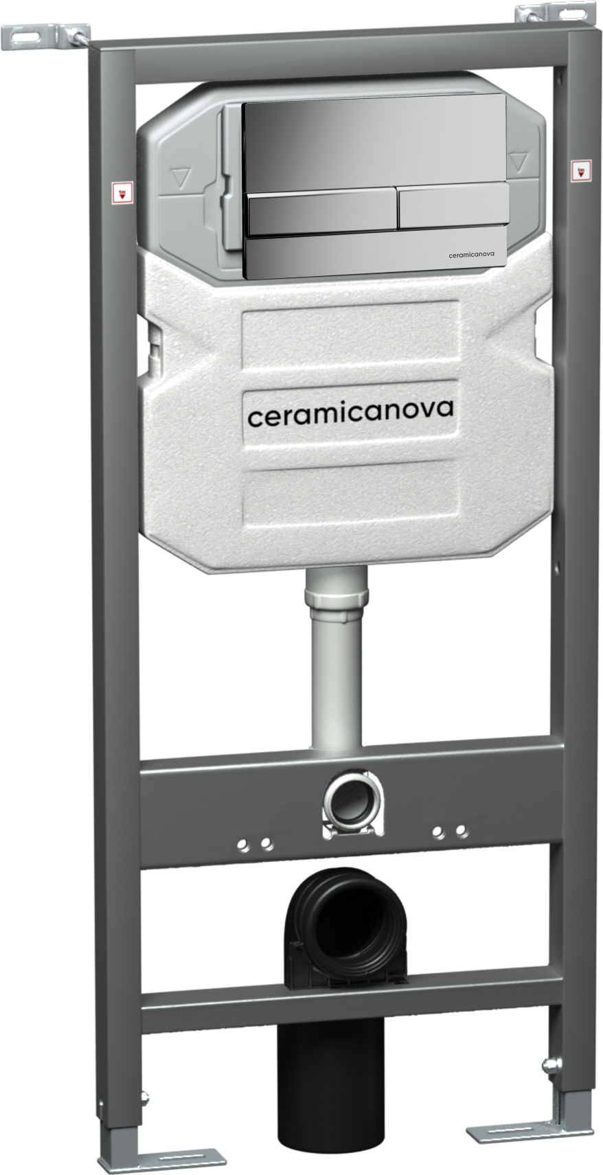Инсталляция для унитазов Ceramicanova Envision CN1002M с кнопкой смыва Flat