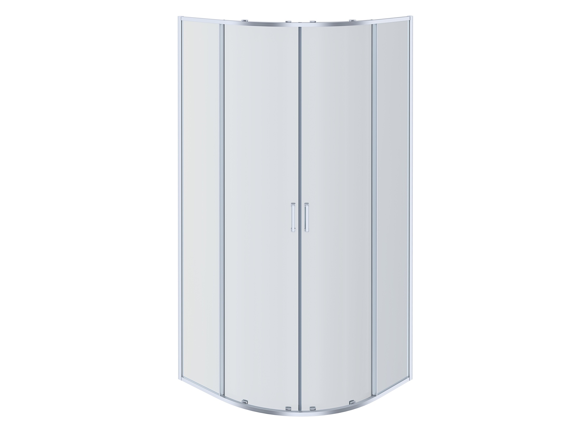 Душевой уголок Aquatek 1/4 круга, 900x900x2000, профиль хром AQ NAA 2142-90