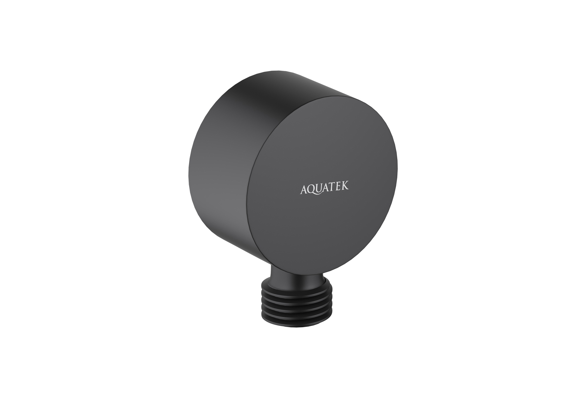 Шланговое подсоединение Aquatek, матовый черный AQ2457MB