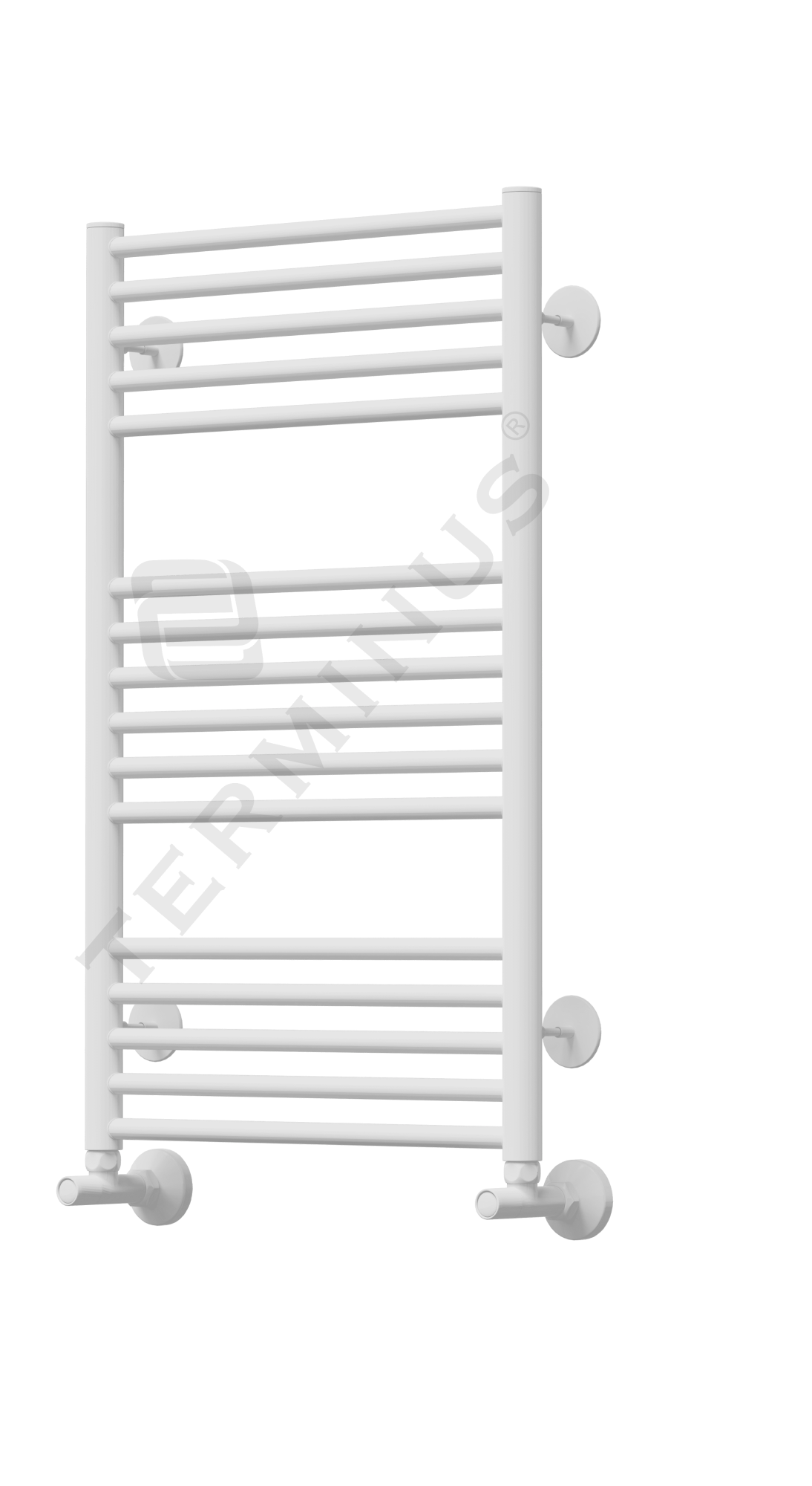 Полотенцесушитель водяной Terminus Standart Аврора П16 45x78 white mat