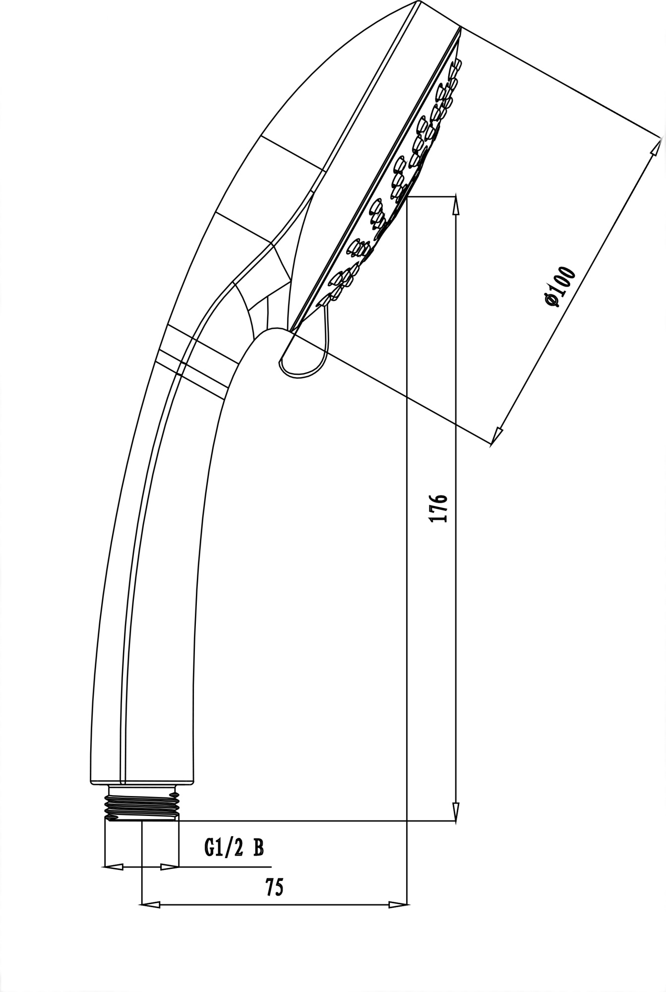 Душевая лейка Lemark LM0125C